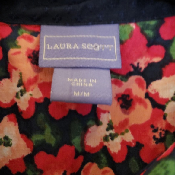 2/$10 Laura Scott button down blouse - Picture 3 of 5